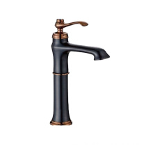 YL-5911-22DC Ornate ORB single handle black wash basin faucet